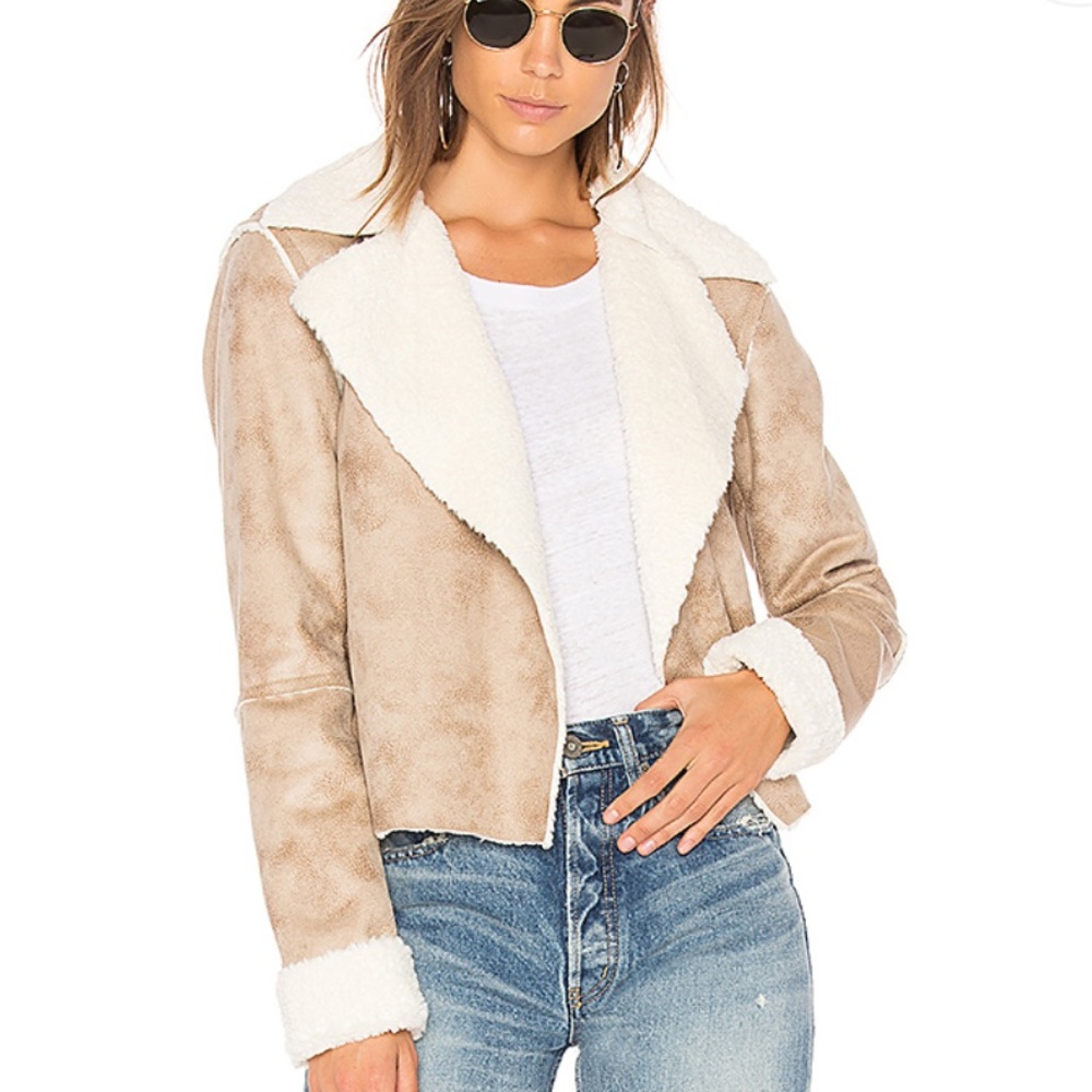 Splendid Delancey Faux Fur Jacket